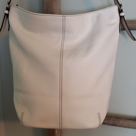 Tignanello white leather purse - Picture 2 of 9